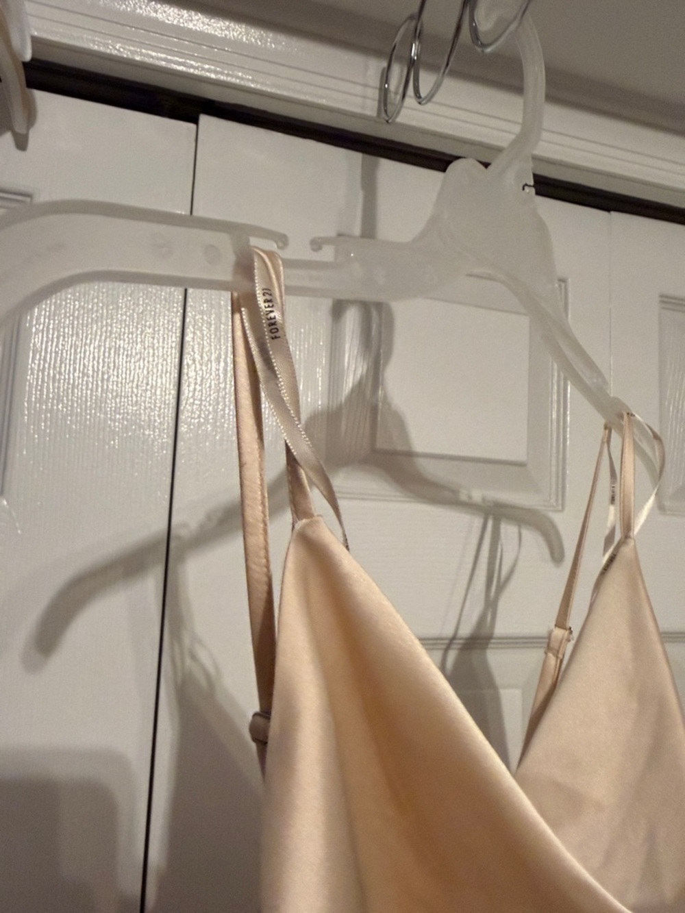 Forever 21 Satin Cowl Top - Champagne Beige - Picture 3 of 5